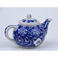 Bunzlau miniatuur theepot hanger  * F88-2396 *